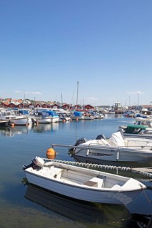 Boat harbour in Hoenoe, Hoenoe archipelago island, Oeckeroe municipality, Vaestra Goetalands laen