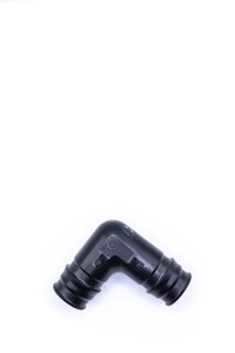 Plastic plumbing elbow. Elbow base Uponor plumbing tool