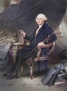 George Washington 1732-1799, Commander of the American Revolutionary forces and first President of