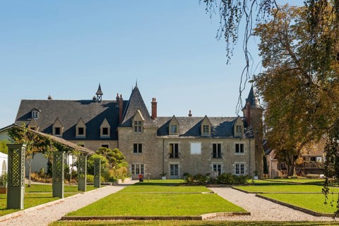 Castle, Chateau d'Amondans, valley of the Loue, Lizine, near Besancon, Departement Doubs,