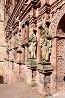 Heidelberg castle, Friedrich Wing, Pharmacy Museum of Germany, Heidelberg, Baden Wurttemberg,