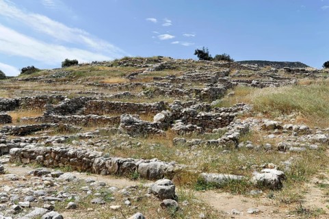 Gournia, Minoan archaeological site, Crete, Greece, Europe