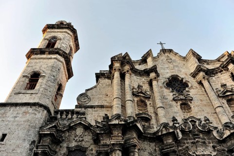 Catedral de la Habana, Havana Cathedral, start of construction 1748, baroque facade, Plaza de la