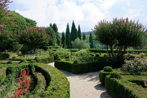 Jardim das Flores, Mateus Palace (Fundacao da Casa de Mateus), Mateus, Vila Real, Portugal, Europe