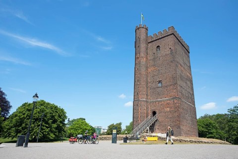 Kaernan Medieval Tower, Helsingborg, Skane laen, Sweden, Europe
