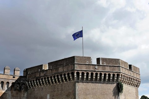 Detail, Castel Sant'Angelo, Castel Sant'Angelo, Rome, Italy, Europe