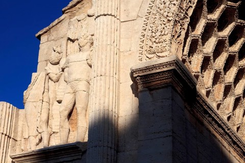 Triumphal Arch and Mausoleum, Les Antiques, Glanum, Saint-Remy-de-Provence, Bouches-du-Rhone,