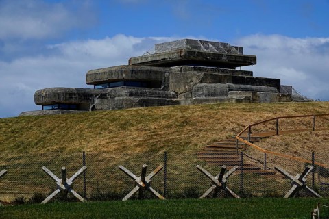 Musee Memoires 39-45, World War II bunker near the Pointe Saint-Mathieu, Plougonvelin, Finistere