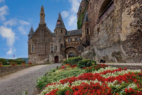 Former Imperial Castle, Entrance, Cochem, Rhineland Palatinate, Germany, Europe