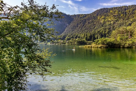 Thumsee, 21 m deep, Bad Reichenhall, Bavaria, Germany, Europe