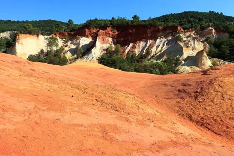 Le Colorada Provencal in the Luberon, Rustel, Luberon, Provence, France, Europe