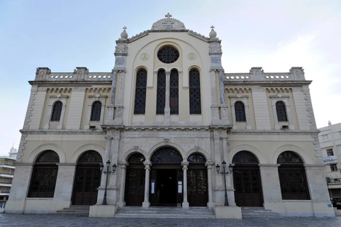 Great Minas Church, Episcopal Cathedral, Heraklion, Iraklion, Crete, Greece, Europe