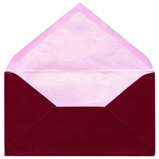 Red envelope isolated