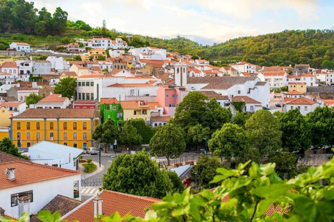 Beautiful view of mountainous Monchique, Algarve, southern Portugal