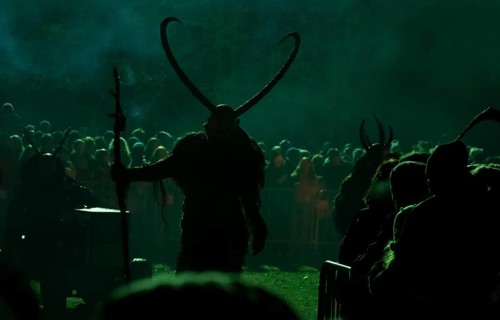 Devils, Perchten, Trebesing devils, fire, torches, Trebesing, Carinthia