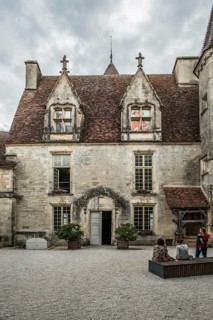 Chateau de Chateaufneuf-en-Auxois, Chateauneuf, Departement Cote-d'Or, Burgundy,