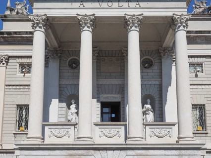 Tempio Voltiano (Volta Temple) in Como, Italy, Europe