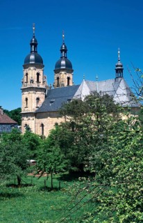 Pilgrimage basilica of the Holy Trinity of the Franciscan monastery in Goessweinstein, district of