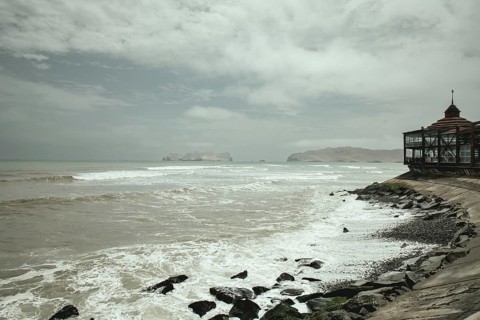View of the Maelcon de La Punta, La Punta, Callao, Peru, South America