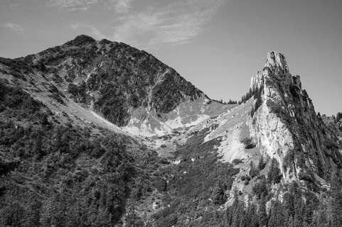 Risserkogel and Blankenstein, Tegernsee Mountains, Mangfall Mountains, Bavarian PrealpsUpper