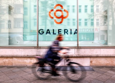 Galeria Karstadt Kaufhof shop at the Boulevard Berlin shopping centre. Galeria Karstadt Kaufhof has