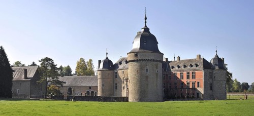 The castle of Lavaux-Sainte-Anne, Ardennes, Belgium, Europe