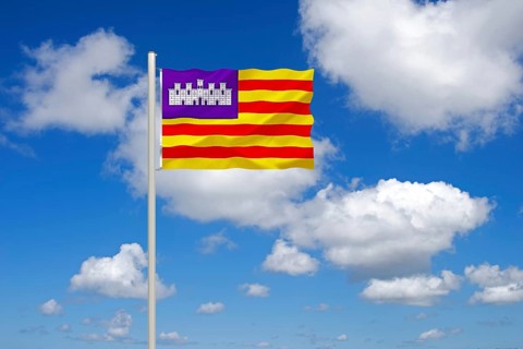 The flag of the Balearic Islands, Studio