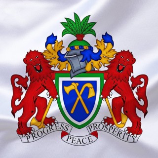 Africa, African Union, the coat of arms of Gambia, Studio