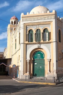 Mezquita Central, central mosque building designed by Enrique Nieto 1945, Melilla, north Africa,