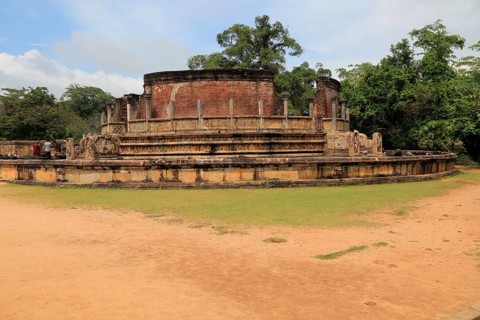 Vatadage building, The Quadrangle, UNESCO World Heritage Site, the ancient city of Polonnaruwa, Sri
