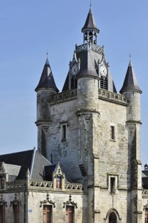 The belfry at Rue, Bay of the Somme, Picardy, France, Europe