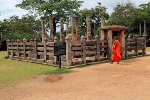 The Lotus Mandapa building, The Quadrangle, UNESCO World Heritage Site, the ancient city of