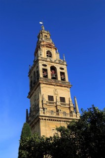 Cathedral belfry bell tower, Toree del Laminar, Great Mosque, Cordoba, Spain, Europe