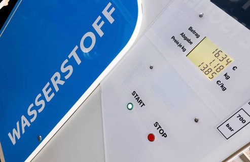 Hydrogen refuelling station, Berlin, 11.01.2023