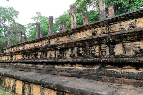 Council Chamber, Citadel, UNESCO World Heritage Site, the ancient city of Polonnaruwa, Sri Lanka,