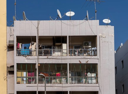 Residential buildings and shops in the Al Fahidi neighbourhood, Dubai, United Arab Emirates, Asia