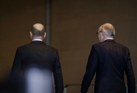 Federal Chancellor Olaf Scholz (SPD) and Luc Frieden, Prime Minister of the Grand Duchy of