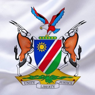 Africa, African Union, the coat of arms of Namibia, Studio