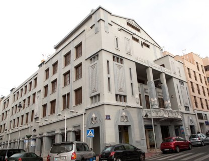 Monumental cinema 1930s Art Deco style Melilla, Spanish territory in north Africa, Spain architect