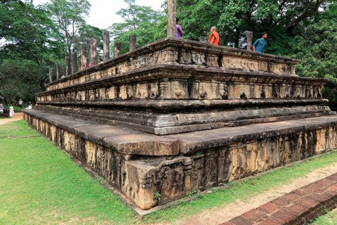Council Chamber, Citadel, UNESCO World Heritage Site, the ancient city of Polonnaruwa, Sri Lanka,