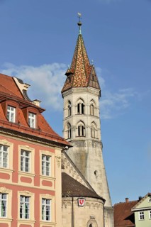 St. Johanniskirche, Johanneskirche, with bell tower Johannisturm, late Romanesque, built between