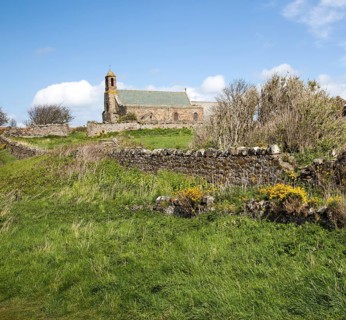 Parish Church of Saint Mary the Virgin, Holy Island, Lindisfarne, Northumberland, England, United