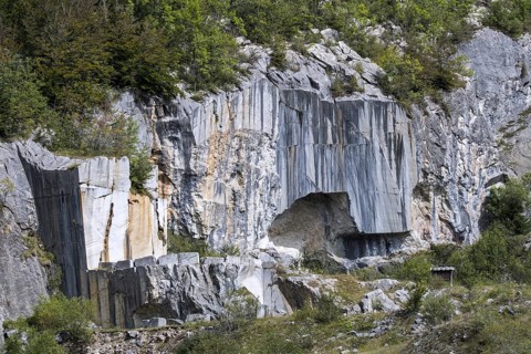 Carriere royale de l'Espiadet, Carriere du Roy, marble quarry at Payolle, Haute-Bigorre,