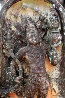 UNESCO World Heritage Site, ancient city Polonnaruwa, Sri Lanka, Asia, stone carving figures,
