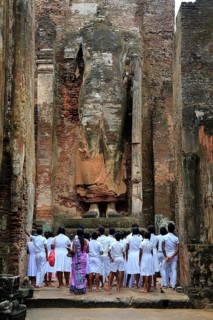 UNESCO World Heritage Site, ancient city Polonnaruwa, Sri Lanka, Asia, Lankatilaka building,