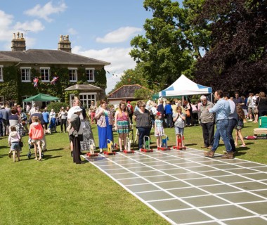 Village summer fete, Bredfield, Suffolk, England, UK