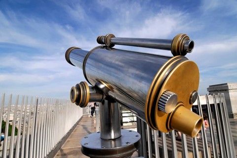 Binoculars, Arc de Triomphe, Arc de Triomphe, Paris, France, Europe