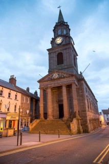 The Town Hall built 1754â€“60, Berwick-upon-Tweed, Northumberland, England, UK