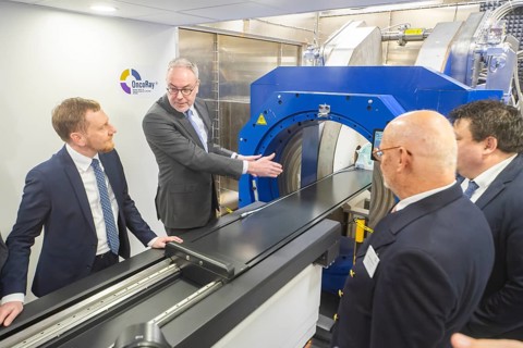 Prototype for high-contrast live imaging in proton therapy inaugurated, Dresden, Saxony, Germany,