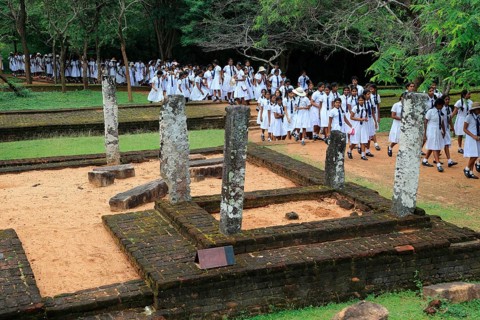 UNESCO World Heritage Site, the ancient city of Polonnaruwa, Sri Lanka, Asia, ruins at Potgul